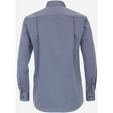 Redmond - Comfort Fit Overhemd - Blauw - Poplin - Lange Mouwen