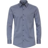 Redmond - Comfort Fit Overhemd - Blauw - Poplin - Lange Mouwen