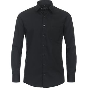 Redmond Overhemd zwart, Effen