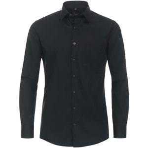 3 voor 99 | Redmond comfort fit overhemd, popeline, zwart