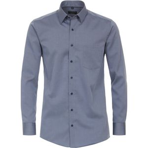 Redmond - Modern Fit - Overhemd - Blauw - Strijkvriendelijk