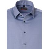 Redmond - Modern Fit - Overhemd - Blauw - Strijkvriendelijk
