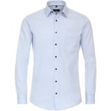 Redmond - Modern Fit - Overhemd - Blauw - Strijkvriendelijk