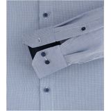 Redmond - Modern Fit - Overhemd - Blauw - Popeline - Strijkvriendelijk