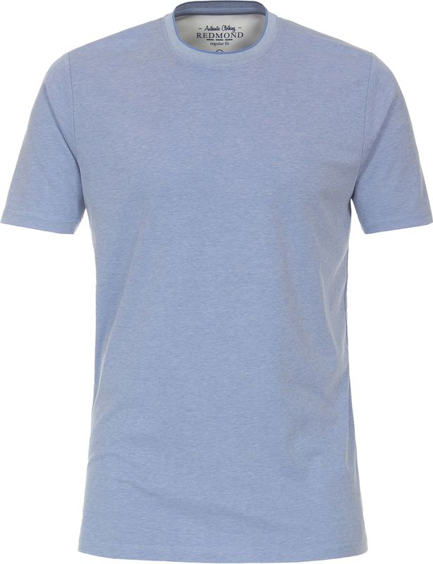 Redmond regular fit T-shirt - korte mouw O-hals - blauw