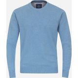 Redmond - Heren Trui - Blauw - O-hals - Katoen