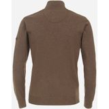 Redmond - Schipperstrui - Bruin - Katoen - Opstaande Kraag