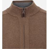 Redmond - Heren Vest - Bruin - Katoen - Opstaande Kraag