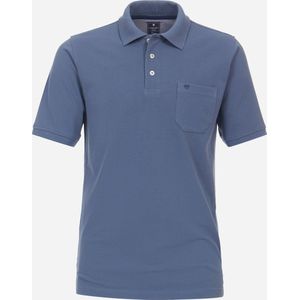 Redmond regular fit heren polo, pique, blauw