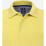 Redmond regular fit heren polo, pique, geel