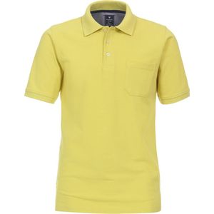 Redmond regular fit heren polo - pique - geel