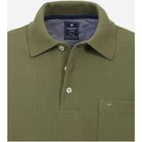 Redmond regular fit heren polo, pique, groen