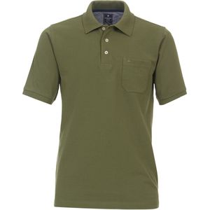 Redmond regular fit heren polo, pique, groen
