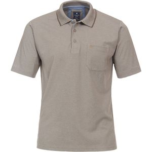 Redmond regular fit heren polo - jersey - bruin