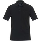 Redmond - Polo - Zwart - Pique - Wijd Model