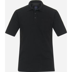 Redmond regular fit heren polo - jersey - zwart