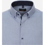 Redmond - Multicolor Fantasie - Overhemd - Blauw met Wit Mini Dessin - 100% Katoen - Strijkvriendelijk