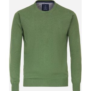 Redmond heren trui katoen - O-hals - groen (middeldik)