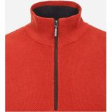 Redmond - Heren Trui - Oranje - 100% Katoen - Licht Getailleerd