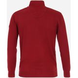 Redmond - Schipperstrui - Rood - Katoen - Opstaande Kraag - Middeldik