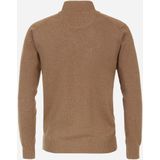 Redmond - Heren Vest - Camel - Katoen - Opstaande Kraag