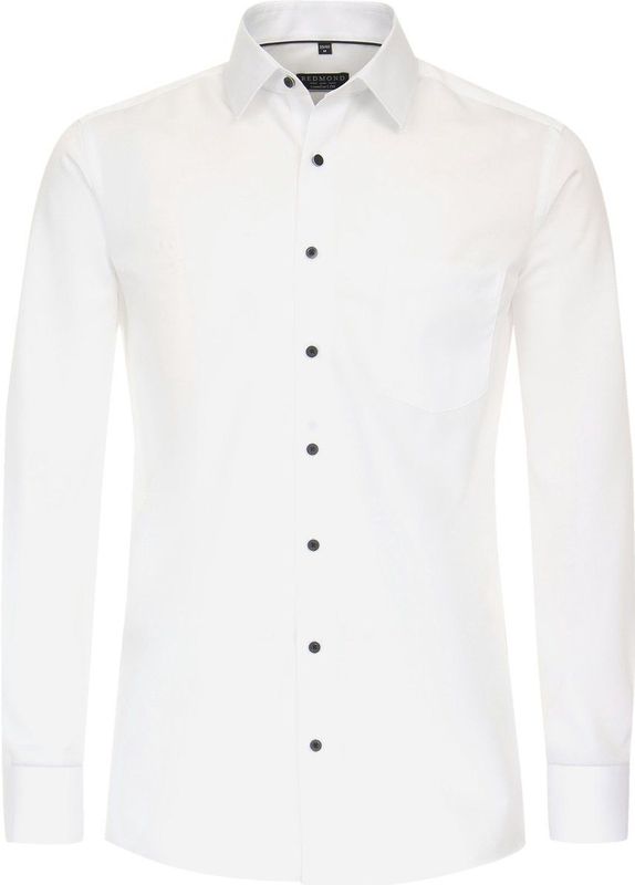 Redmond - Comfort Fit - Overhemd - Wit - Strijkvriendelijk