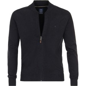 Redmond heren vest katoen - opstaande kraag - blauw (middeldik)