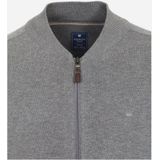 Redmond heren vest katoen - opstaande kraag - grijs (middeldik)