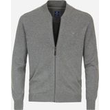 Redmond heren vest katoen - opstaande kraag - grijs (middeldik)