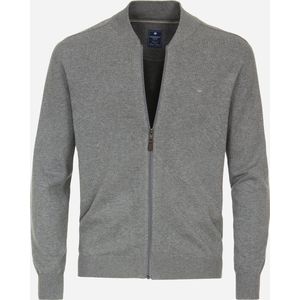 Redmond heren vest katoen - opstaande kraag - grijs (middeldik)