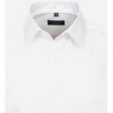 Redmond - Comfort Fit - Overhemd - Wit - Popeline - Strijkvriendelijk