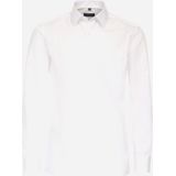 Redmond - Comfort Fit - Overhemd - Wit - Popeline - Strijkvriendelijk