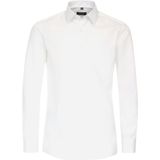 Redmond - Comfort Fit - Overhemd - Wit - Popeline - Strijkvriendelijk