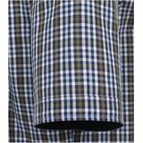 Overhemd - Multicolor Geruit - Katoen - Korte Mouwen - Button Down Kraag