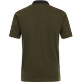 Redmond regular fit heren polo, structuur, groen