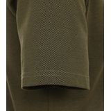 Redmond regular fit heren polo, structuur, groen