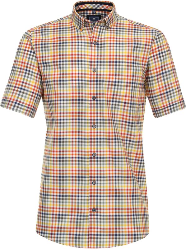 Redmond - Overhemd - Korte Mouwen - Lichtblauw - Oxford Stof