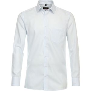 Redmond - Modern Fit - Overhemd - Blauw Gestreept - Popeline