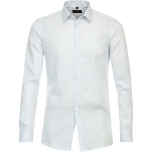 Redmond - Slim Fit Overhemd - Blauw Gestreept - Popeline