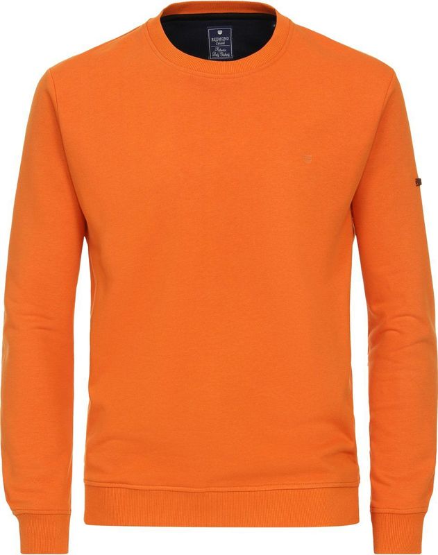 Redmond - Sweatshirt - Oranje - Heren - O-hals