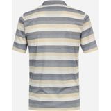 Redmond regular fit heren polo, pique, blauw gestreept