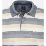Redmond regular fit heren polo, pique, blauw gestreept