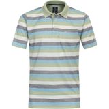 Redmond - Regular Fit Polo - Korte Mouwen - Blauw - Piqué