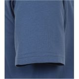 Redmond regular fit T-shirt, korte mouw O-hals, blauw (met print)