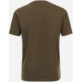 Redmond regular fit T-shirt, korte mouw O-hals, groen (met print)