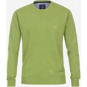Redmond heren trui katoen, O-hals, groen (middeldik)