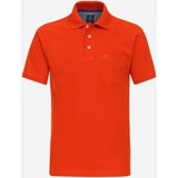 Redmond regular fit heren polo, pique, oranje
