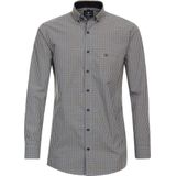 Redmond - Comfort Fit Overhemd - Blauw Geruit - 100% Katoen - Strijkvriendelijk