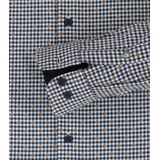 Redmond - Comfort Fit - Overhemd - Blauw Geruit - Strijkvriendelijk
