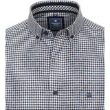 Redmond - Comfort Fit - Overhemd - Blauw Geruit - Strijkvriendelijk